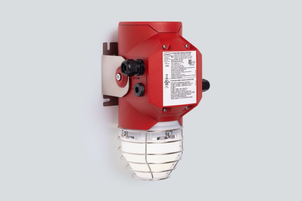 Visual signalling device, LED light fitting , Lens colour: Clear