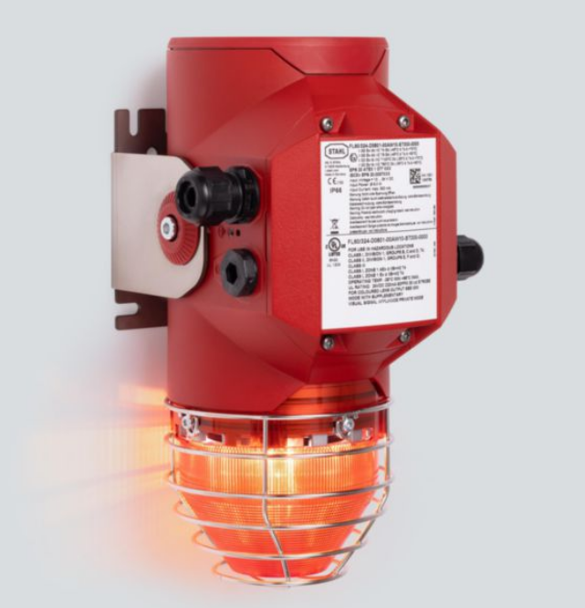 312376 Visual signalling device, XENON light fitting, Lens colour: Red