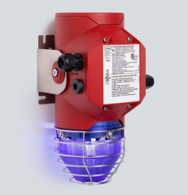 319406 Visual signalling device, LED light fitting, Lens colour: Blue